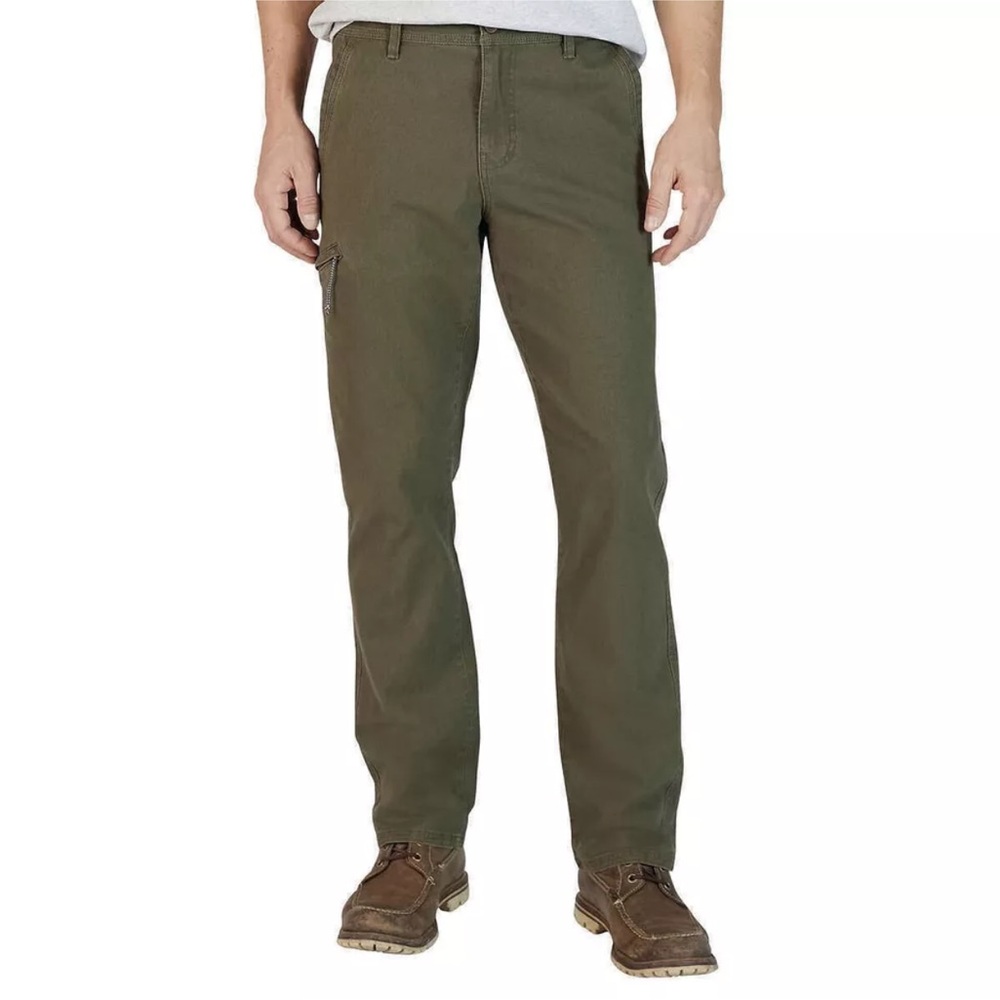Original Weatherproof Vintage Mens Flex Utility Pants Straight Fit Stretch Twill